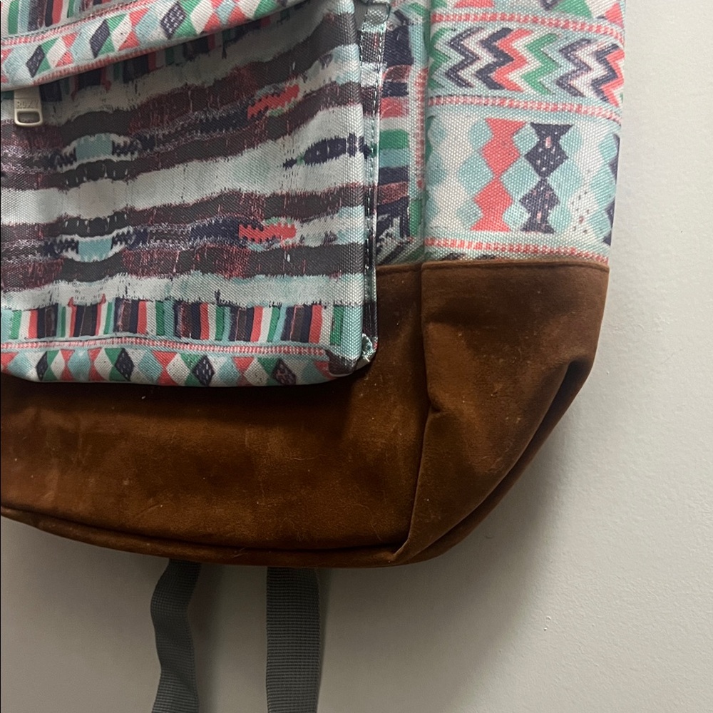 Roxy Multicolor Patterned Backpack NWT - image 6